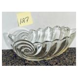 Mikasa Clearwater Crystal Nautilus shell bowl