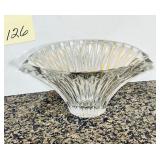 Mikasa crystal centerpiece bowl in the Excelsio..