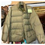 Vintage Browning brown canvas down puffer jacket
