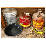 vintage Justrite 5-gallon Type I safety gasolin..