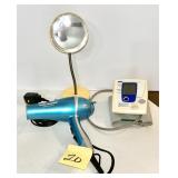 Babyliss Blow Dryer, Blood Pressure monitor, & ..