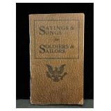 'Sayings & Songs for Soldiers & Sailors' bookl..
