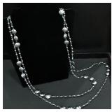 Double strand necklace