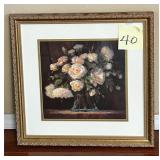 Framed print titled 'L'Essence III' by artist T..