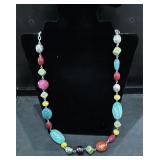 Multi colored necklace