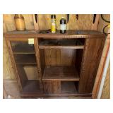 Entertainment cabinet as is