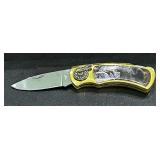 Franklin Mint collector's knife featuring a bear