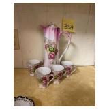 Vintage hand painted Nippon porcelain chocolate..