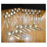 Vintage silver-plated tableware set