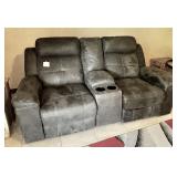 Loveseat w/dual recliners (some damage to uphol..