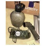 Vintage U.S. military-issue lensatic magnetic c..