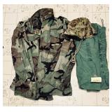 Women's military jacket and hat