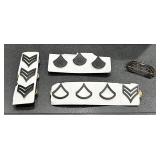 Vintage US Army Airborne Glider Wings badge & U..
