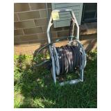Hose reel cart and hose as is