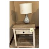 Better Homes & Gardens Nightstand & silver mirr..