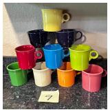 Fiesta Ware coffee mugs