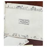 Several sheets of vintage paper from the Bob Bu..