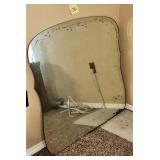 Vintage frameless mirror