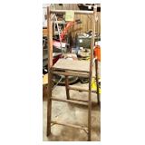 Vintage wooden step ladder