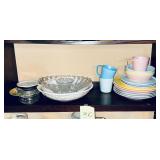 Contents of Cabinet including Dinnerware, Chip ..