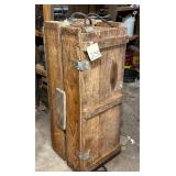 Vintage wood ammunition crate