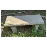 Concrete bench