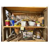 Contents of 2 shelves shown