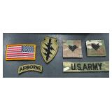Collection of U.S. Army insignia