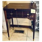 mid-century modern sewing machine cabinet w/ vi..