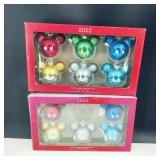 2022-Hallmark Keepsake Mickey Mouse Ornament Sets
