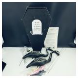 Pink Inc. Skeleton Halloween Yard Flamingos