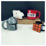 Assortment of Pop Culture Mugs