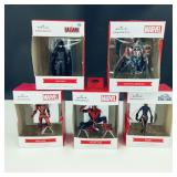 Hallmark Batman and Marvel Character Ornaments