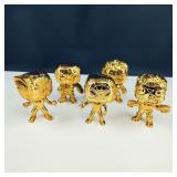 Funko POP! Gold Chrome Vinyl Marvel Figures
