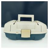 Vintage Plano Tackle Box with Old Fishing Tackle