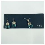 .925 Sterling Silver Pendant & Earrings