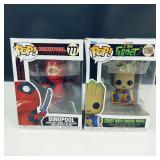 NIB-Funko POP! Marvel I am Groot & Dinopool