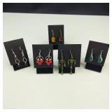 .925 Sterling Silver & Stone Earrings