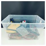 Tote of Garage/Household Tools & Accessories