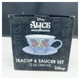 NIB-Disney Alice in Wonderland Teacup & Saucer
