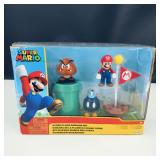 NIB-Super Mario Acorn Plains Diorama Set