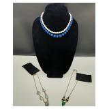 .925 Sterling Silver & Stone Necklaces