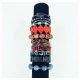 Stone & Crytal Beaded Braceletes