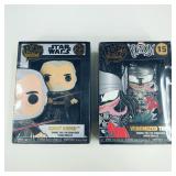 NIB-Funko POP! STAR WARS & Marvel Enamel Pins