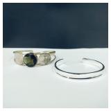 .925 Sterling Silver Cuff Bracelets
