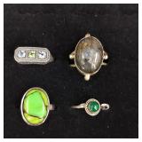 .925 Sterling Silver & Stone Rings