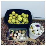 Softballs, Baseballs, Tennis Balls, & More