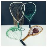 Vintage Fly-Fishing Landing Nets