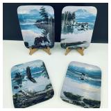 Vintage The Bradford Exchange Wild Wings Plates