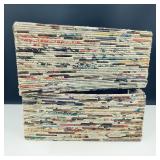 Vintage Japanese Newspaper Handle Baskets